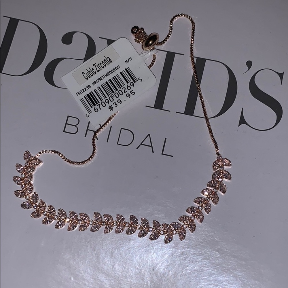 david’s Bridal Rose Gold Bracelet